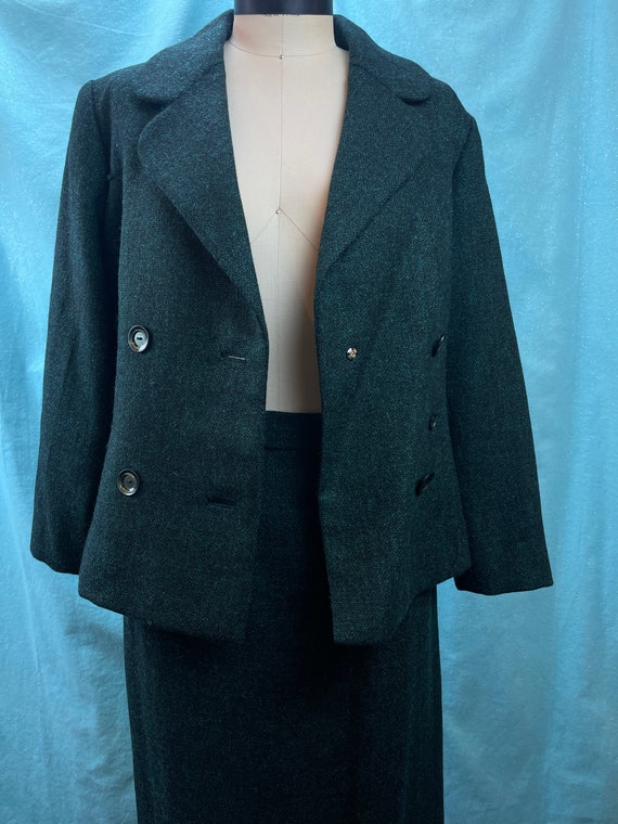 1950/1960s W:24 Suit set 3PC double breasted jack… - image 5