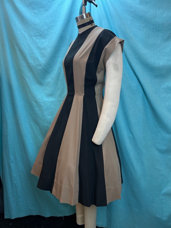 60's Knit Top and Tweed Skirt Dress by Nancy Greer