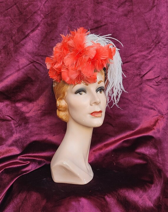1930s hat ostrich feather - Gem display picture 1