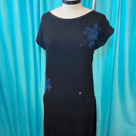 strapless open back dress Seed, lined lightweight cotton party dress, GUC, size 6-7, L: 62cm   DaisyChainClothing