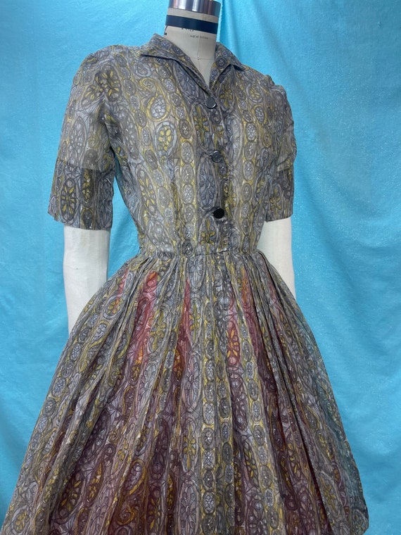 Multicolor Floral Elegant Vacation Outfits Halter Neck Vintage 50s Fit and Flare Backless Party Sexy Dress