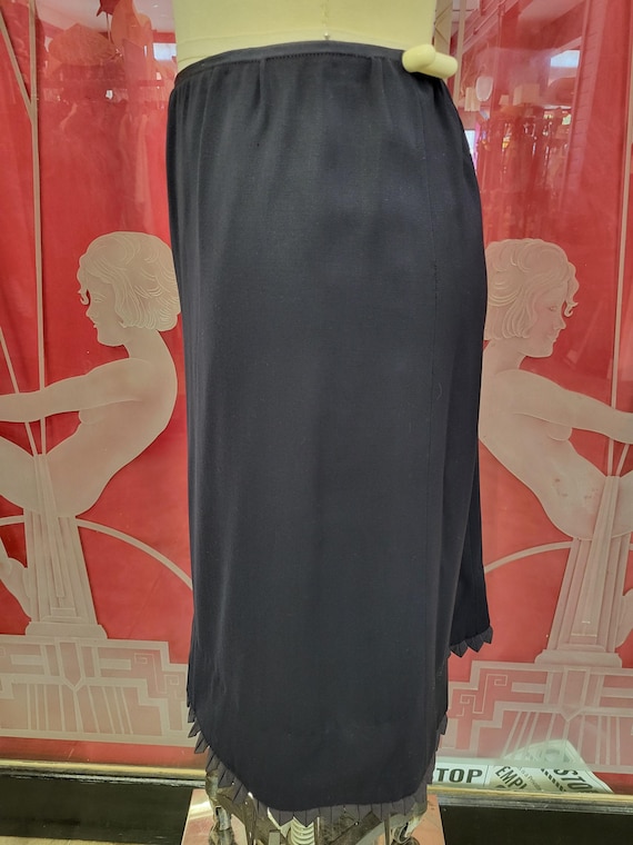 1930s 1940s W:32" Jablow blue gabardine WWII rati… - image 7