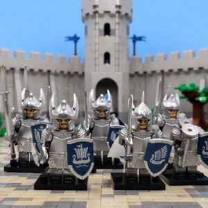 Custom human knight figures set, Warrior for Tabletop RPG  like dnd or Medieval Dioramas