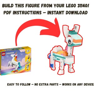 LEGO Instructions PDF | Alternate Build for Set 31140 | Lego MOC Animal | Easy Digital Download | No Extra Bricks Needed