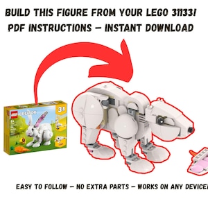 LEGO Instructions PDF | Alternate Build for Set 31133 | Lego MOC Animal | Easy Digital Download | No Extra Bricks Needed