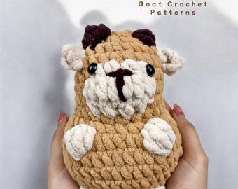 Haakpatroon amigurumi-geit: beginnersvriendelijke Engelse pdf