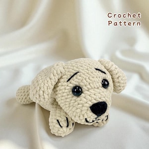 Dog Crochet Pattern PDF: Amigurumi Puppy Plush Toy Tutorial