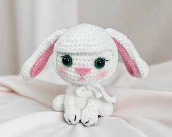 Bunny Cat Amigurumi Crochet Pattern, Animal Cosplay Doll (PDF)