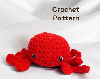 Crochet Crab Pattern: Amigurumi Plushie Toy (PDF)