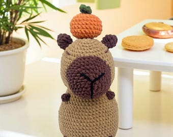 Capybara Amigurumi Crochet Pattern – Plush Toy PDF Tutorial