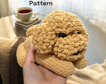 Poodle Amigurumi Crochet Pattern: Plush Puppy (PDF)