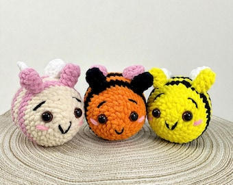 Bee Häkelanleitung PDF: Amigurumi Bumble Bee Plüschtier Anleitung (Digitaler Download)