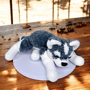 Husky Crochet Pattern, Amigurumi Crochet Pattern, Puppy Crochet Pattern English, Dog Crochet Pattern