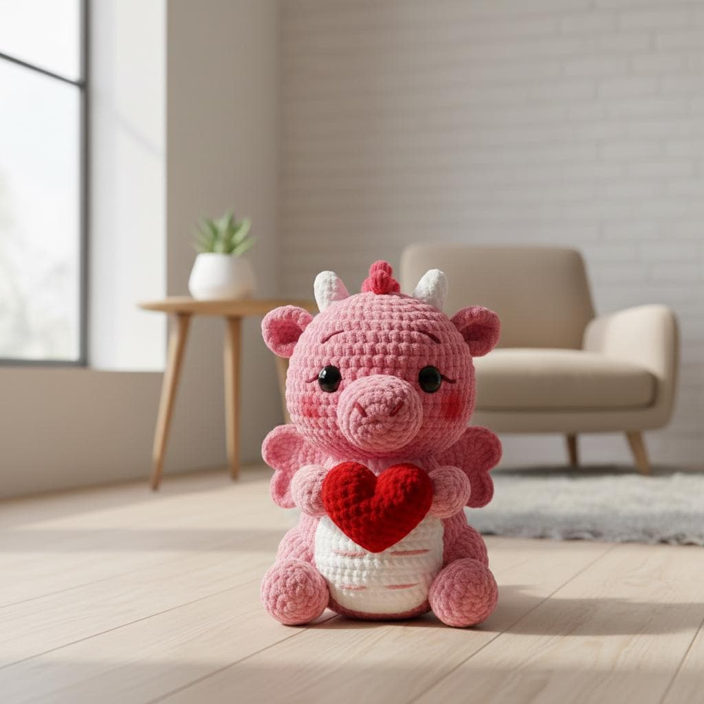 Pink dragon toy - Etsy 日本