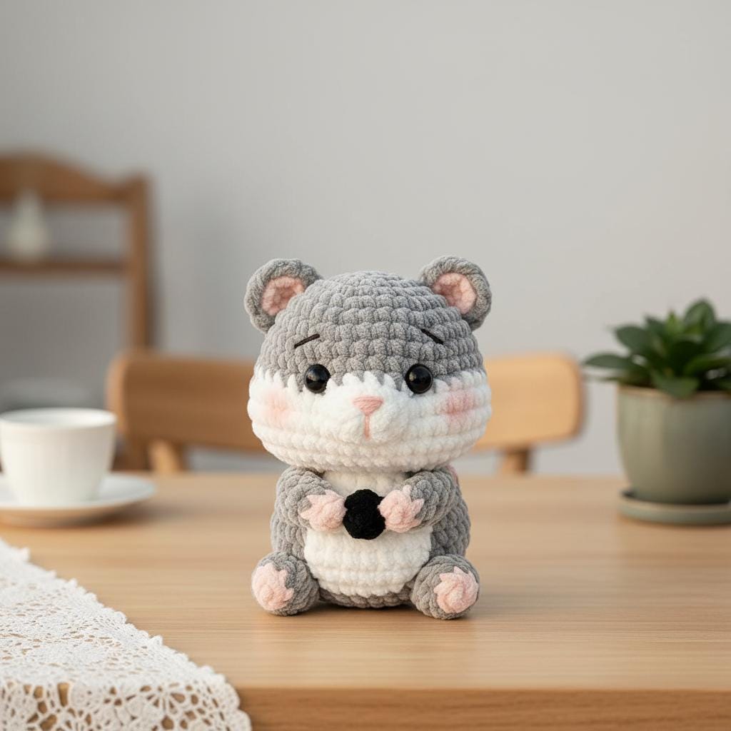 Chubby Plush Hamster PDF