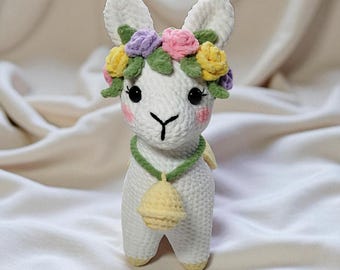 Llama Crochet Pattern PDF: Amigurumi Plush Toy Tutorial (English US Terms)