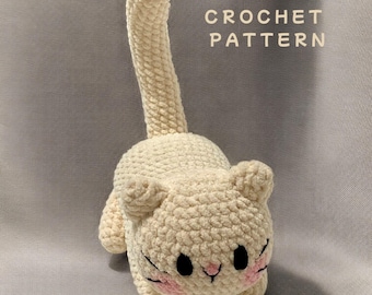 Crochet Cat Amigurumi Pattern: Plush Toy Tutorial (PDF)