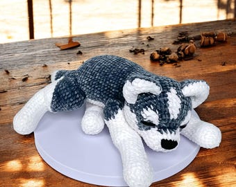 Husky Crochet Pattern, Amigurumi Crochet Pattern, Puppy Crochet Pattern English, Dog Crochet Pattern