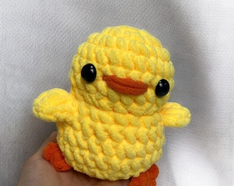 Patron amigurumi canard au crochet sans couture (téléchargement PDF)