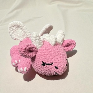Sleeping Baby Dragon Crochet Pattern: Amigurumi Plush Toy (PDF Pattern)