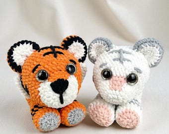 Tiger Amigurumi Crochet Pattern: Easy Plush Toy Tutorial (PDF Download)