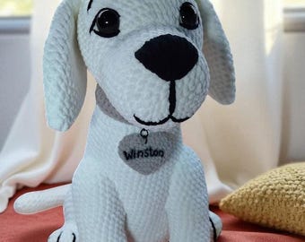Dalmatian Dog Crochet Pattern: Amigurumi Puppy Plush Toy (PDF Pattern)