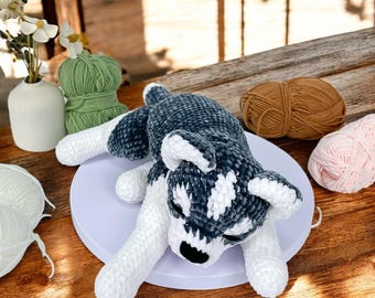 Husky Amigurumi Crochet Pattern – Beginner Friendly (Digital Download)