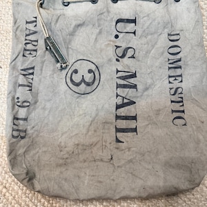 Vintage Us Mail Bag - Etsy