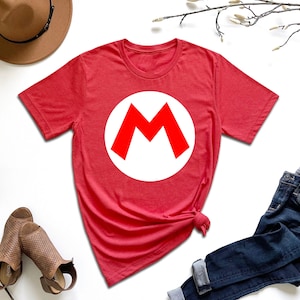 Mario And Friends Matching Costume Shirts, Fun Couple Cosplay Shirt Halloween Costume For Family Group T Shirt, Kid Birthday Party Theme