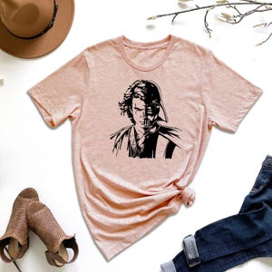 Star Wars Shirt, Darth Vader and Anakin Skywalker Shirt,  Darth Vader Dark Side, Darth Vader Portrait, Disney Star Wars Jedi T-Shirt