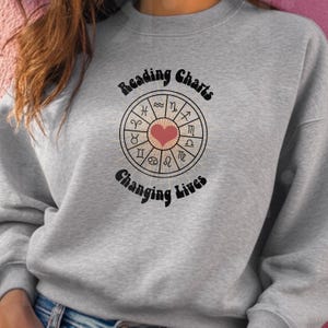 Felpa con cappuccio astrologica, maglietta girocollo con scritta "Zodiaco, oroscopo", regalo spirituale per astrologi, lettori di tarocchi, abbigliamento cosmico, amante dei segni zodiacali