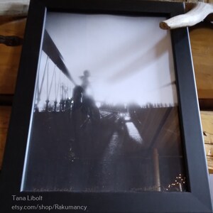 X-Ray Sunset.  Film Photograph, taken with infrared film, Framed, by Tana Libolt