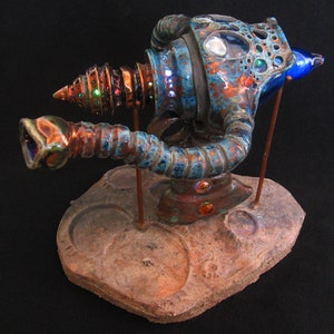 Forry Ackergun Raku Fired Ceramic Sculpture image 3