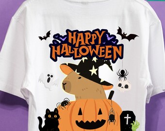 Capybara Halloween PNG: Witch Hat Digital Art (Commercial Use OK)