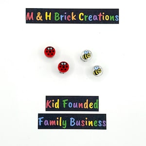Bitty Bugs Stud Earrings - Made From LEGO® Bricks