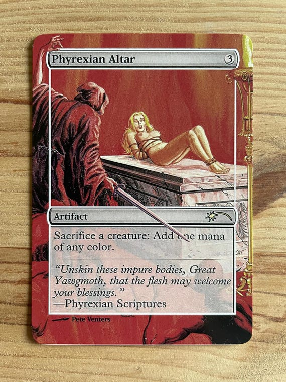 Phyrexian Altar マジック：ザ・ギャザリング Phyrexian Altar Magic the Gathering Proxy