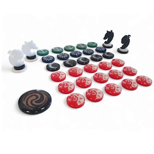 Juego de Tokens compatibles con Altered TCG. Incluye personajes, compañero, tokens de anclaje, fugacidad, sueño y potenciadores +1 +2 +3