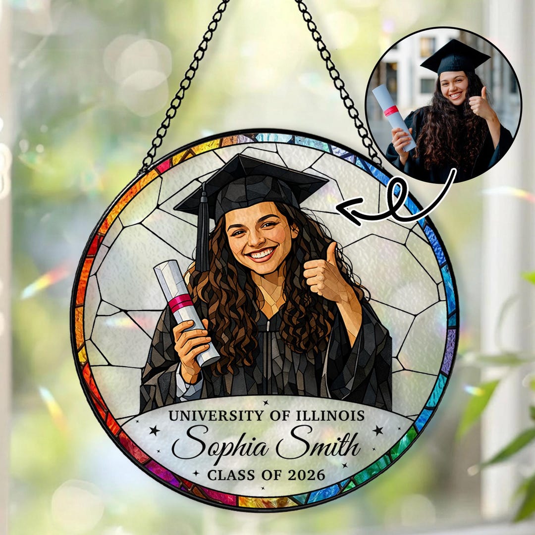 Personalized Class of 2026 Graduation Gifts, Custom Graduation Portrait ...