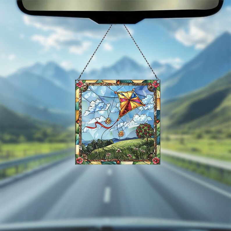 Window Kite Car Kite Acrylic Suncatcher, Kite Ornaments, Kite Decor, Kite Gifts for ...