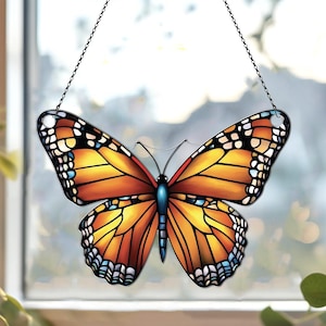 Monarch Butterfly Acrylic Suncatcher, Monarch Butterfly Ornaments, Butterfly Monarch Decor, Monarch Butterfly Gifts For Women Men