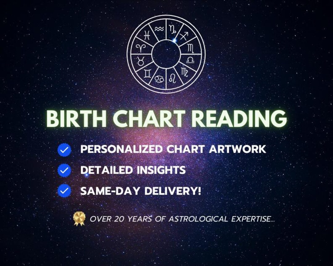 Personalized Birth Chart Reading, In-depth Astrology Analysis, Natal ...