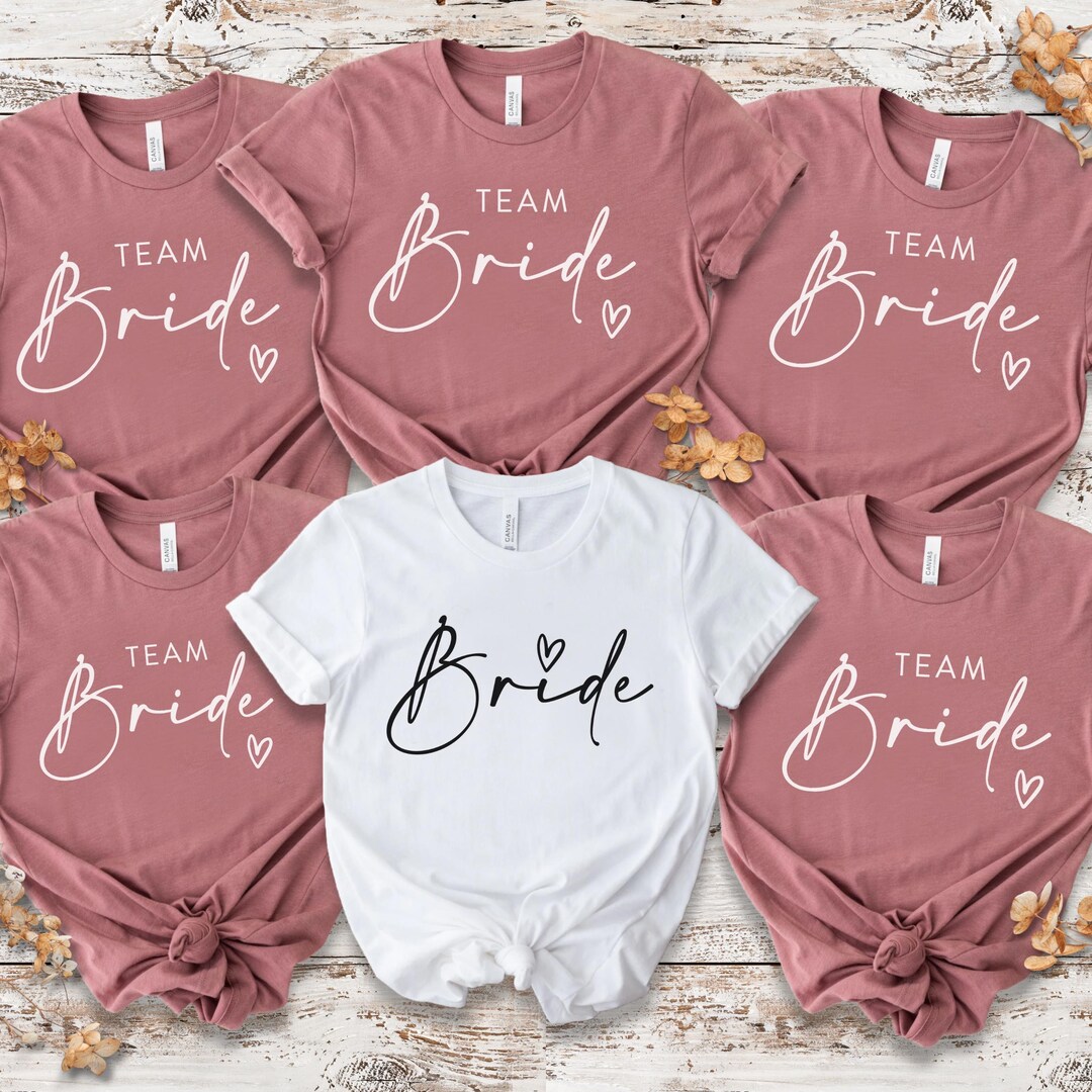 Bachelorette Party Shirts, Bride Team Bride Shirt, Bride Tshirt ...