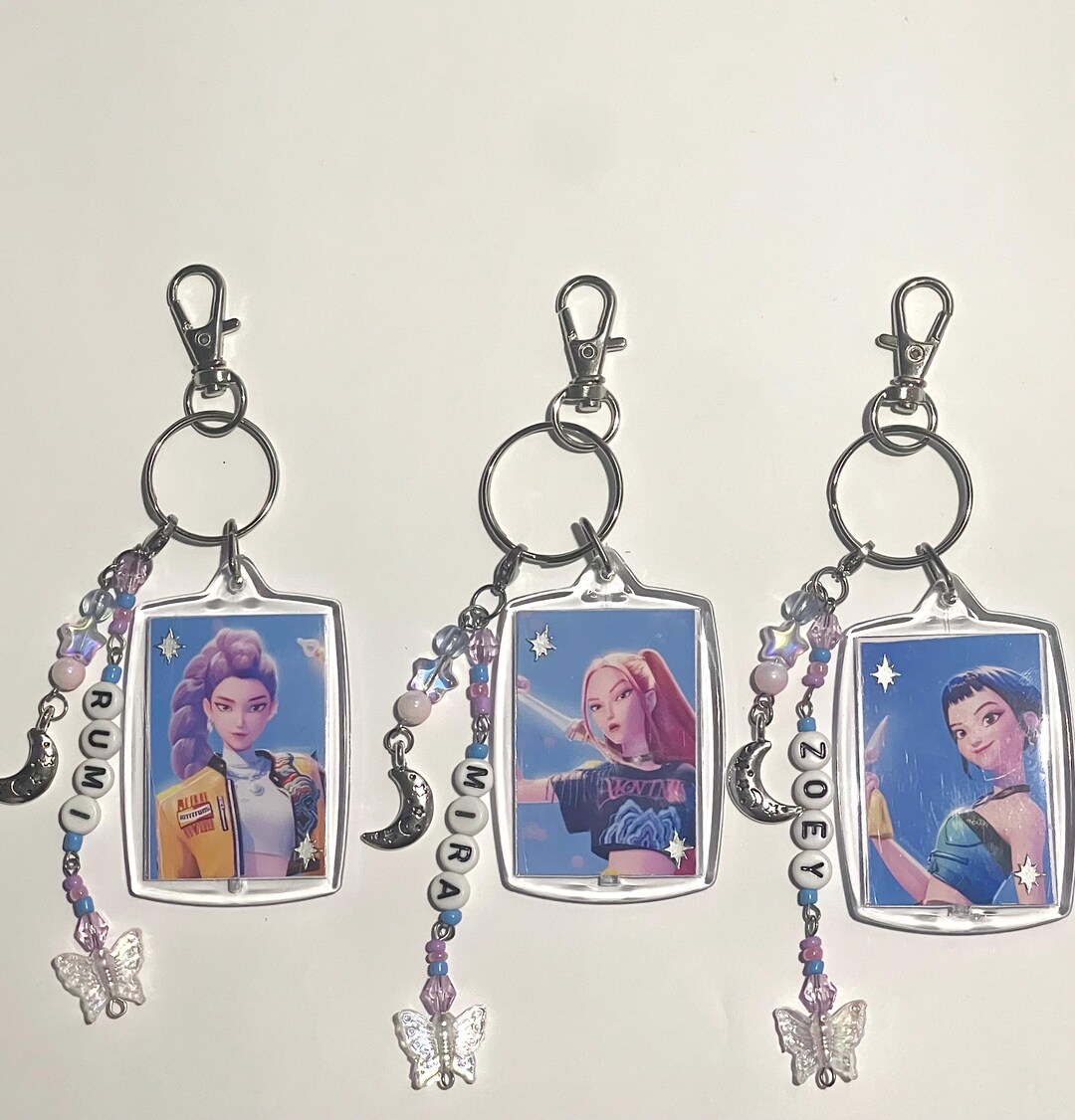 Huntrix Keychains / Kpop Demon Hunters Keychain / Huntrix Merch - Etsy ...