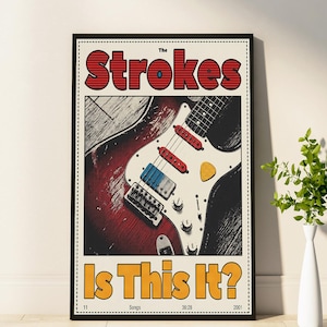 The Strokes Album Cover Poster Music Wall Art Print Home Decor