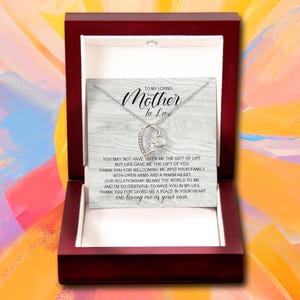 Mothers Day Gifts For Boyfriends Mom From Girlfriend, To My Boyfriends Mom Necklace, Custom Birthday Mother&#39;s Day Gifts For Mother In Law