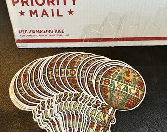 Pegatina de Marmota Tradicional de Oaxaca (Maramota)