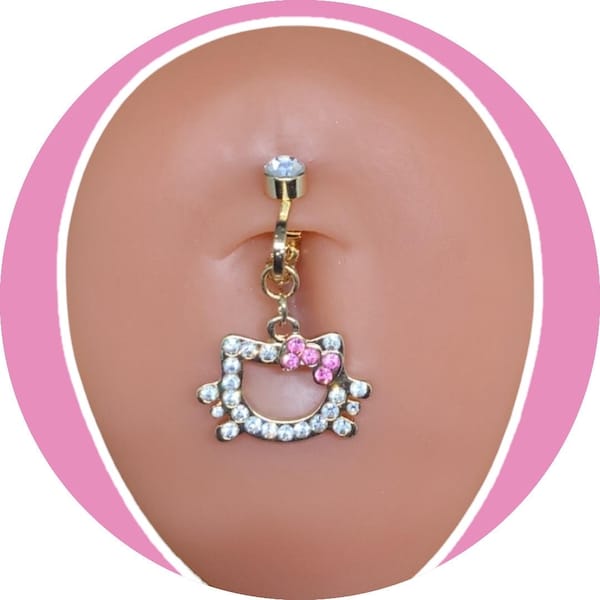 Kitty Clip On Belly Ring | No Piercing