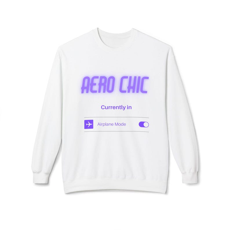 Sudadera Aero Chic con Modo Avión: Regalo para Piloto imagen 2