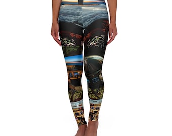 Leggings de yoga de cintura alta FlightDeck para mujeres aviadoras