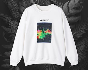 Sudadera con gráfico de radar meteorológico de Aviate – Ropa de piloto